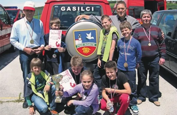 Mlaša ekipa  s podružnične OŠ Vojke Šmuc Korte je osvojila prvo mesto, starejša pa peto 