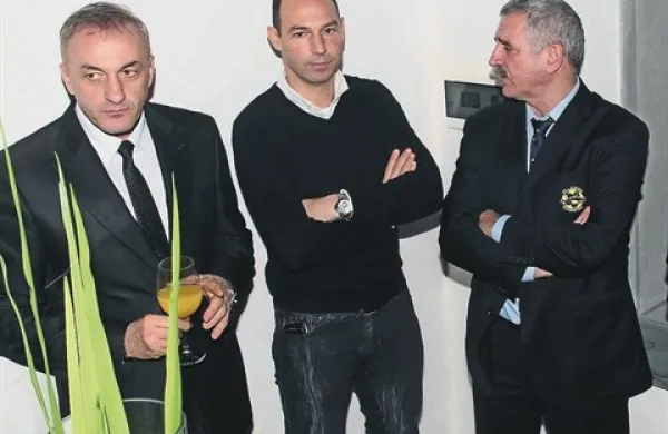 Vodstvo FC Luka Koper (z leve): podpredsednik Anto Guberac, predsednik Andrej Poljšak in direktor Valter Valenčič
