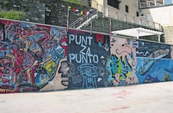 Zid na Punti prej in potem