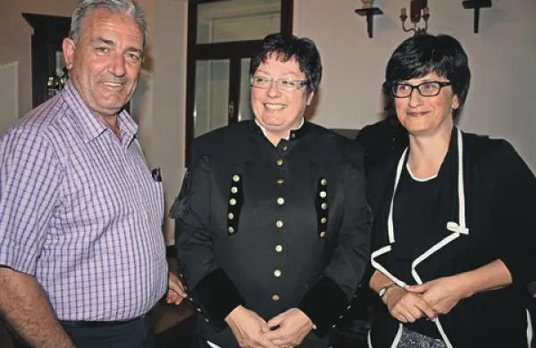 Idrijski del nagrajene skupine strokovnjakov: Bojan Režun, Tatjana Dizdarević in Ivana Leskovec