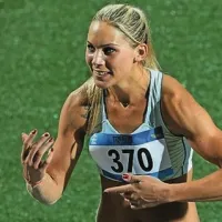 Snežana Rodić  je bila druga v troskoku in s 14,36 m dosegla normo za nastop za nastop na svetovnem prvenstvu avgusta v Moskvi