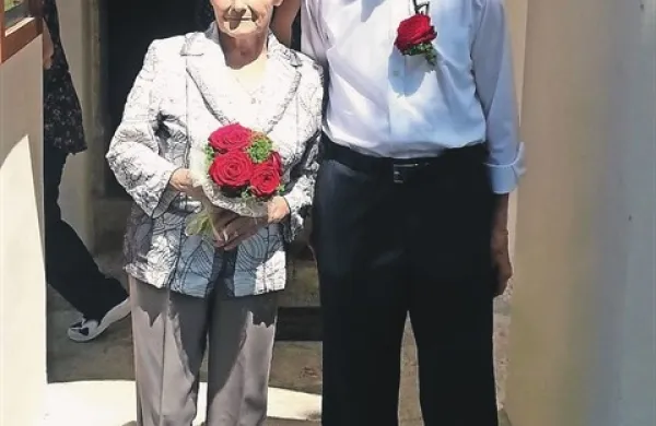 Dora in Bruno Komac iz Soče sta skupaj že 50 let  