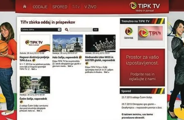 Julija je na spletnem portalu www.tipk.si zaživela TIPK TV, ki bo vsebine posredovala na načine, prilagojene gluhim, slabovidnim in slepim