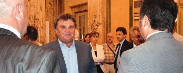 Slavnostne akademije v Pulju se je udeležil tudi saborski poslanec Ivan Jakovčić, ustanovitelj Istrskega demokratskega zbora, nekdanji istrski župan 
