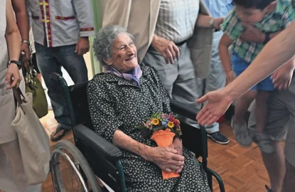 Ljudmila Vodopivec je v soboto praznovala stoti rojstni dan 