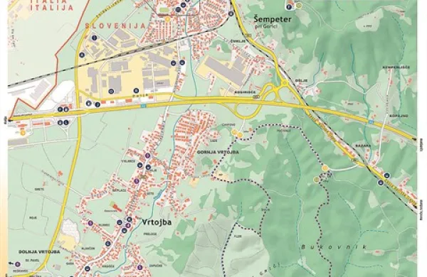 Da bi se turisti in ostali obiskovalci občine Šempeter-Vrtojba bolje znašli in laže poiskali zanimivosti in znamenitosti, je Javni zavod za kulturo, šport, turizem in mladino Šempeter-Vrtojba naredil posebno zgibanko