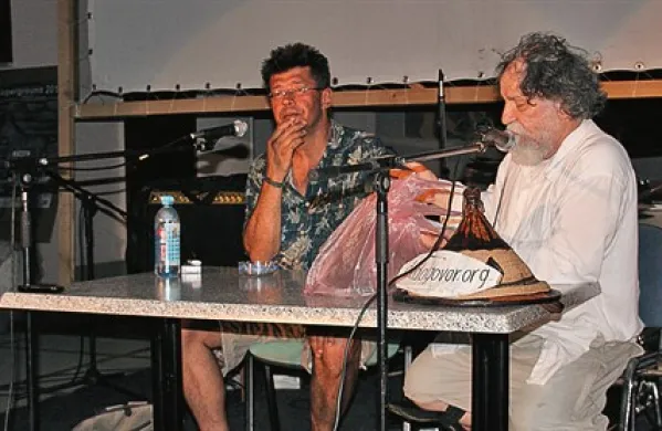 Miroslav Mandić in Kopergroundov “zasliševalec” Marko Brecelj