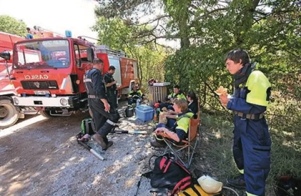 Požari&scaron;če so včeraj že čistili