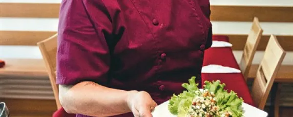 Alicia Ojeda, mojstrica  priprave presne  hrane