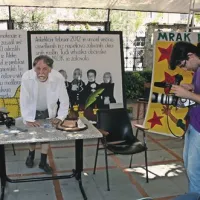 Marko Brecelj in fužinski režiser Diego Menendes