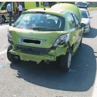 V verižnem trčenju so se štirje poškodovali