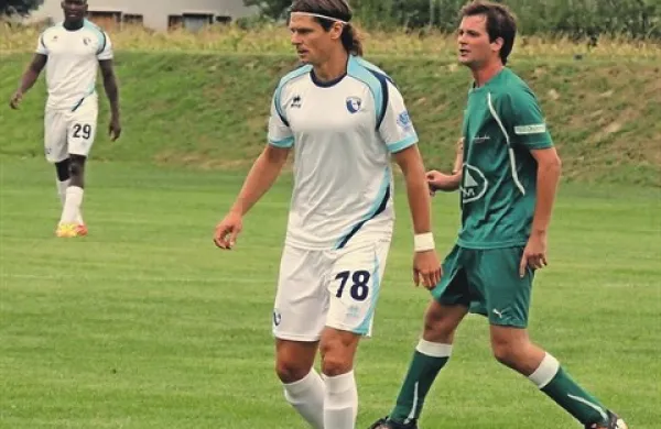 Litovec Tomas Danilevicius (18) je  včeraj v Radencih  na tekmi s Slatino dosegel prvi gol v novogoriškem dresu 
