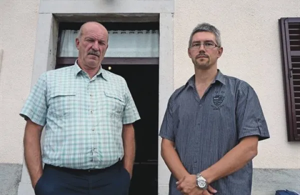 Janko Sever   (levo)  in Marko Kovačič