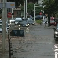 Poplavljene ulice v Pulju