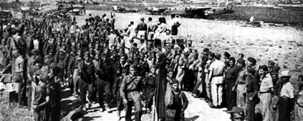 Borci 3. prekomorske brigade na otoku Visu 27. julija 1944