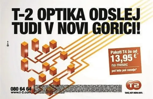 T-2 začela s priklopi na optiko v Novi Gorici