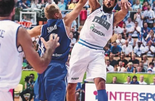 Marco Bellinelli (z žogo) je bil morda celo najboljši igralec v koprski skupini EP