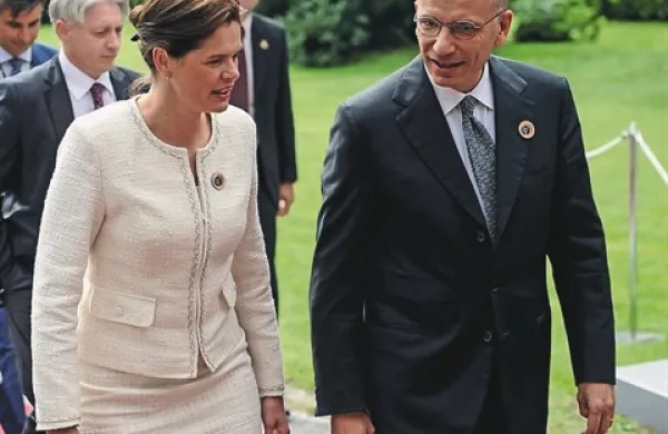 Alenka Bratušek in Enrico Letta na Bledu, v Benetkah se jima pridružuje Zoran Milanović