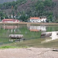 Takšna je bila podoba  solin decembra leta 2009, ko jih je povsem preplavilo morje 