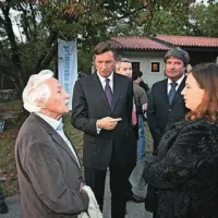 Veno Taufer, Borut Pahor, Davorin Terčon in Vesna Humar
