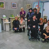 Članice društva POC med svojimi izdelki