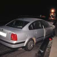Voznica iz okolice Nove Gorice je najprej trčila v avto francoske registracije, nato pa jo je odbilo v ograjo