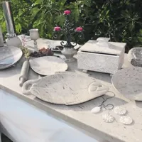 Na festivalu je bil na ogled tudi del ponudbe darilnih izdelkov iz kraškega kamna