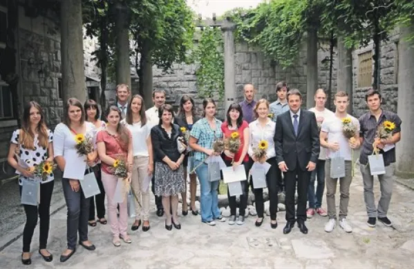 Zlati maturanti iz Gimnazije Nova Gorica in Šolskega centra Nova Gorica