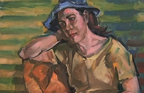 Božidar Ted Kramolc: Melanholija, 1999, olje na platnu