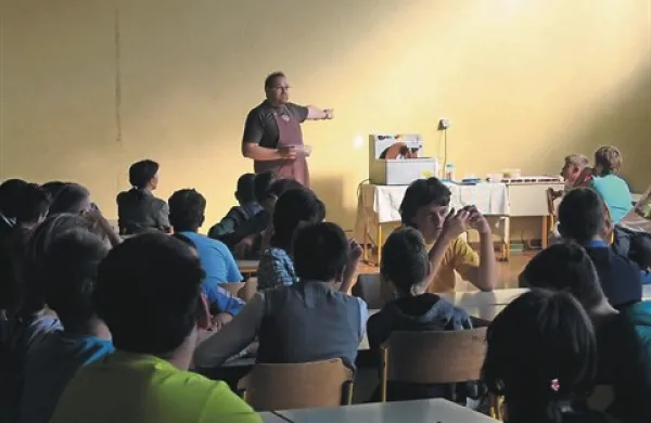 Čokoladna delavnica v strunjanskem CUEV