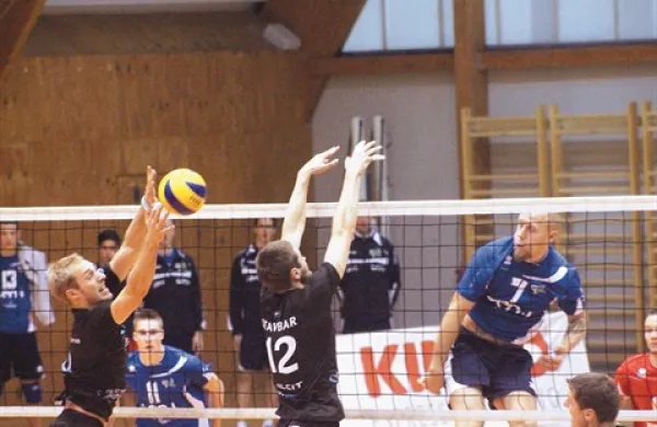 Gregor Basaneže (desno) je bil s 13 točkami eden ključnih mož Go Volleya