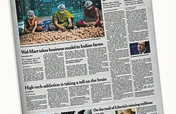  International Herald Tribune je nastal  leta 1887 kot izdaja časopisa New York Herald za ameriške izseljence v Parizu