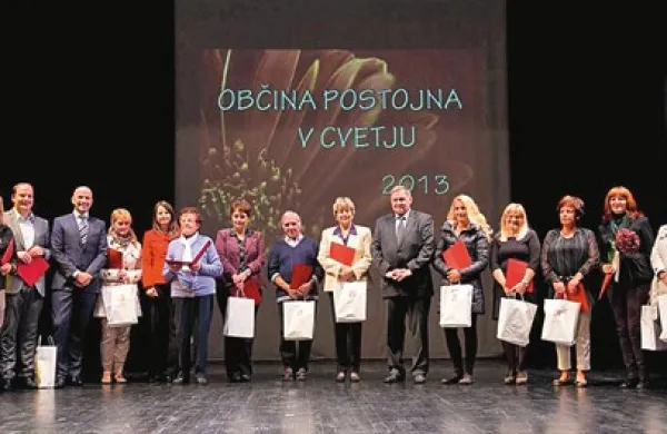 Nagrajenci akcije Občina Postojna v Cvetju 2012