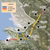Tudi ob prepolovitvi cene se trasa in roki za dograditev drugega tira ne bi spremenili 