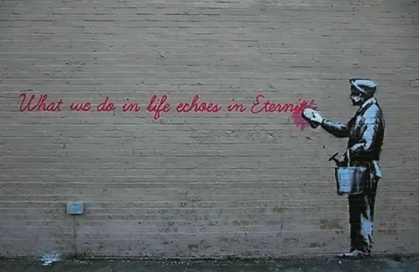 Britanski umetnik, poznan pod psevdonimom Banksy, že od 1. oktobra razburja Newyorčane s svojim projektom Bolje ven kot not