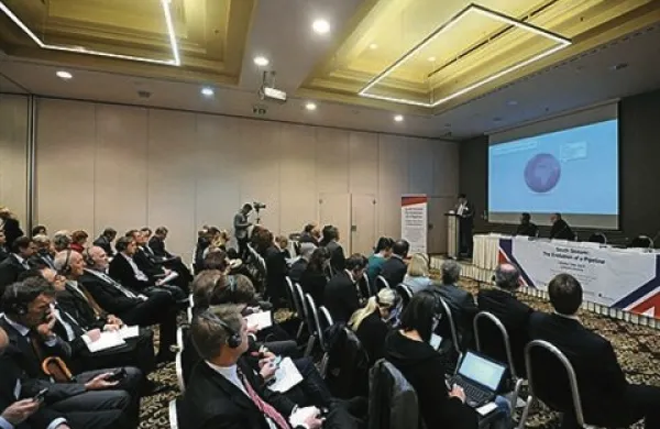Odprtje konference z naslovom Južni tok: evolucija plinovoda, ki jo organizira Natural Gas Europe v sodelovanju z Evro-atlantskim svetom Slovenije in Mednarodnim inštitutom za družboslovne in energetske raziskave