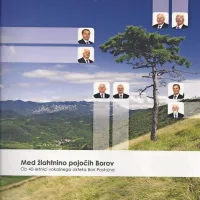 Naslovnica knjige, ki jo je Oktet Bori izdal ob 40. obletnici delovanja