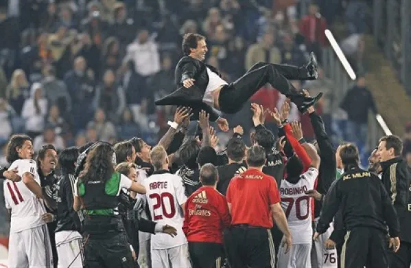Massimiliano Allegri (v zraku): dnevi proslavljanja so le še lep spomin