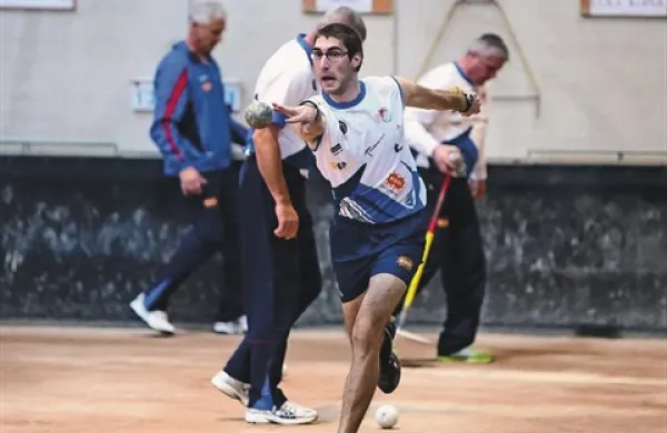 Balinarji Hrasta (na fotografiji je Marko Švara)  so suvereno ugnali Koprčane
