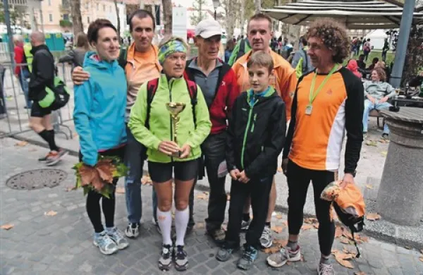 Uspeh Milojke Čufer na Ljubljanskem maratonu