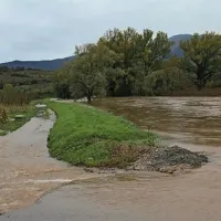 Reka Vipava je poplavljala