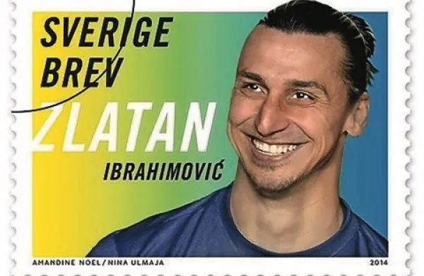 Švedska pošta bo marca prihodnje leto izdala priložnostno poštno znamko s podobo Zlatana Ibrahimovića