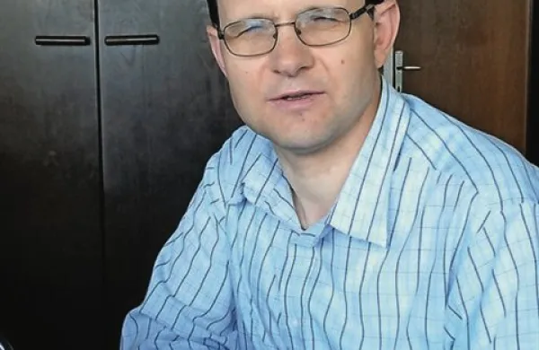 Predsednik Medobčinskega društva slepih in slabovidnih Nova Gorica društva Igor Miljavec