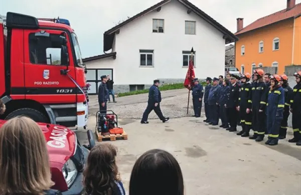 Z novim vozilo sklenili mesec požarne varnosti