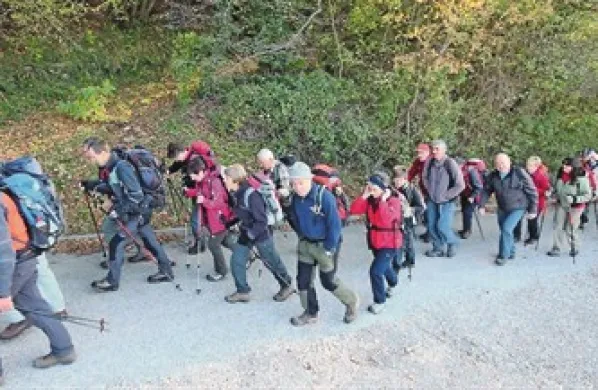 Novogoriško območno združenje borcev za vrednote NOB in Planinsko društvo Nova Gorica sta organizirala  prvi   pohod po Mihajlovi poti