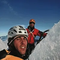 Dejan Koren (AO Vipava) in Boštjan Mikuž, načelnik Alpinistične sekcije PD Ajdovščina sta splezala novo smer v Patagoniji