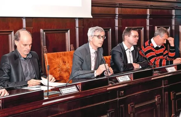 Z leve: rektor UP  Dragan Marušič in minister Jernej Pikalo