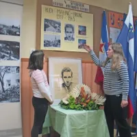 Učenci in delavci šole so obudili spomin na rojaka