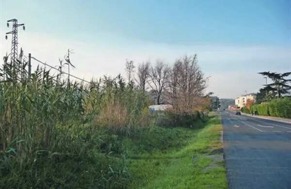 Zemljišča, ki se bodo znašla na dražbi, so levo od Južne ceste