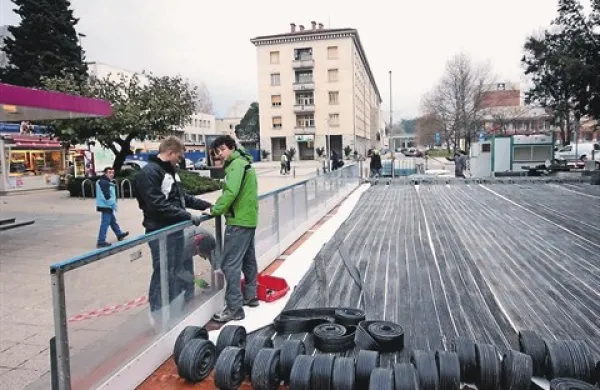 Tudi letos med prazniki bo v Novi Gorici  mogoče brezplačno drsati na prostem